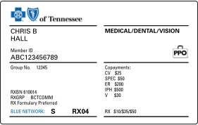Sample ID Card with RX Formulary Preferred Pharmacy Coverage